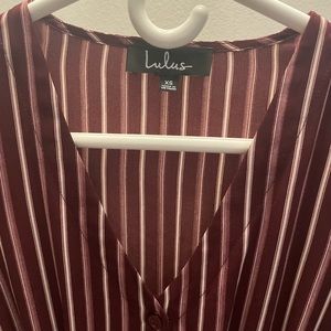 Lulus Button up Midi Dress